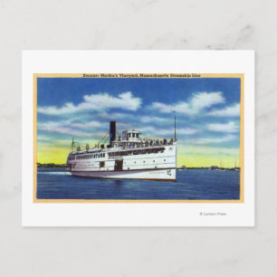 View of the Martha's Vineyard Steamer Postcard