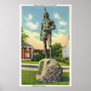 View of the Massasoit Statue # 2 Poster