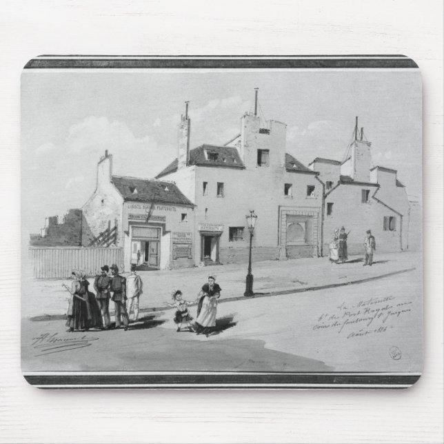 View of the Maternite Port-Royal, August 1886 Mouse Pad (Front)