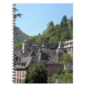 View of the medieval village (photo) notebook