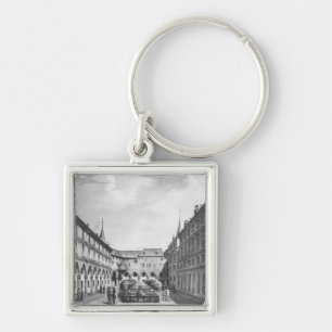 View of the Men's Yard at the Conciergerie Keychain
