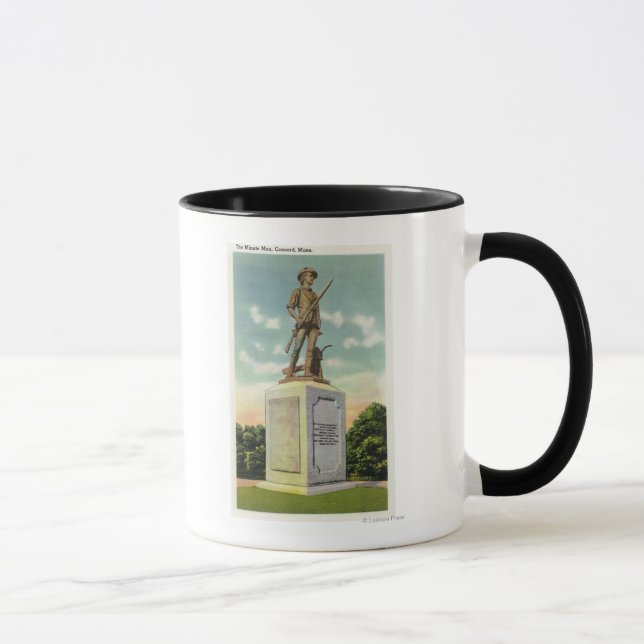 View of the Minute Man Statue Mug (Right)