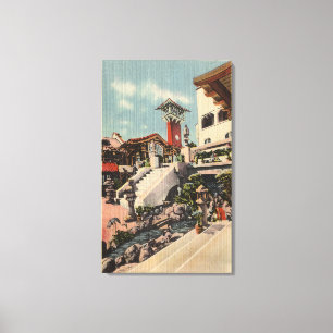 View of the Mission Inn & Oriental Court Canvas Print