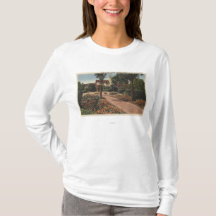 View of the Mission, Patio Gardens T-Shirt