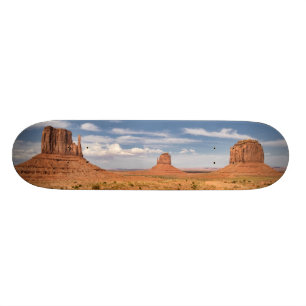 View of the Mittens, Monument Valley Skateboard