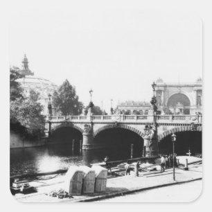 View of the Moltke Bridge Square Sticker
