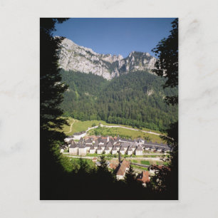 View of the monastery complex postcard