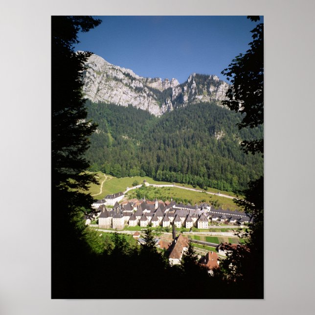 View of the monastery complex poster (Front)