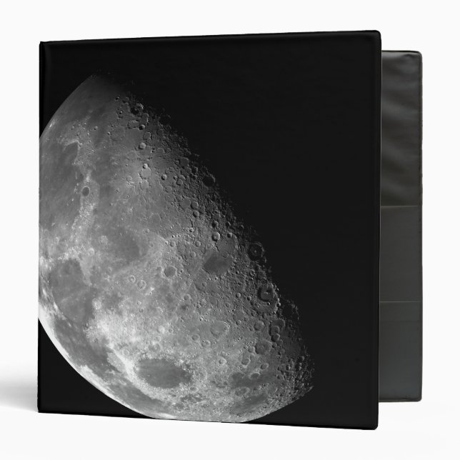 View of the Moon's north pole Binder (Front/Inside)