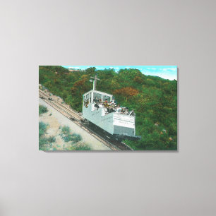View of the Mt. Lowe Incline Cable Car Canvas Print