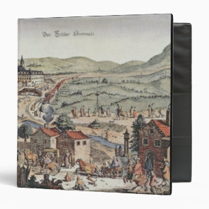 View of the north of Vienna with the Schlos Hernal Binder