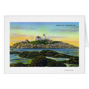 View of the Nubble Lighthouse at York Beach