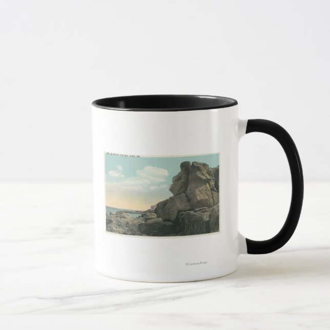 View of the Old Man of the Sea Rock Formation Mug (Right)