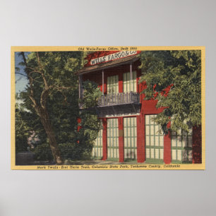 View of the Old Wells-Fargo Office (1855) Poster
