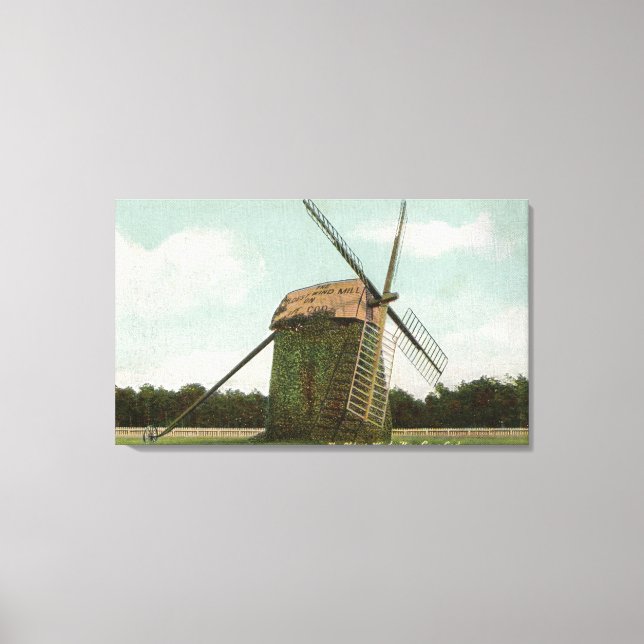 View of the Oldest Windmill on Cape Cod Canvas Print (Front)