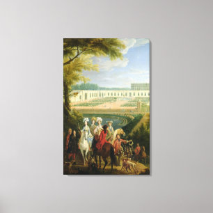 View of the Orangerie at Versailles, after 1697 Canvas Print