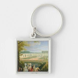 View of the Orangerie at Versailles, after 1697 Keychain