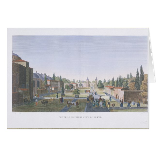 View of the Outer Courtyard of the Seraglio, Topka (Front Horizontal)