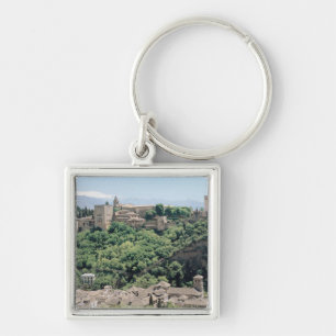 View of the Palace of the Alhambra Keychain