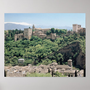 View of the Palace of the Alhambra Poster