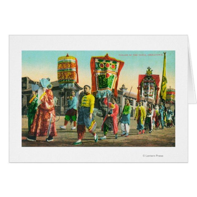 View of the Parade of the Tongs, Chinatown (Front Horizontal)