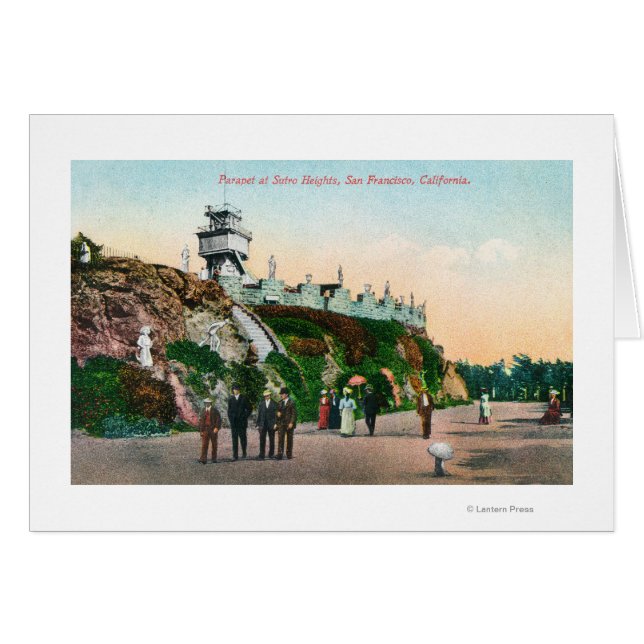 View of the Parapet at Sutro Heights # 2 (Front Horizontal)