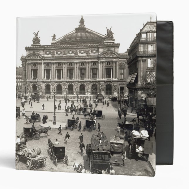 View of the Paris Opera House, 1890-99 Binder (Front/Inside)