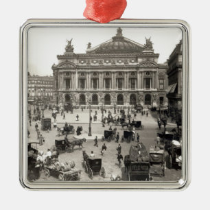View of the Paris Opera House, 1890-99 Metal Ornament