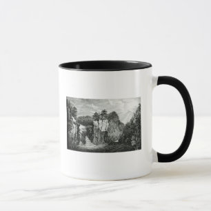 View of the Passaic River Waterfall, New Jersey Mug