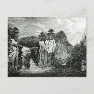 View of the Passaic River Waterfall, New Jersey Postcard