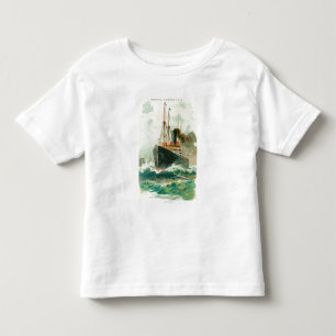 View of the Patricia at Sea, Hamburg-America Toddler T-shirt