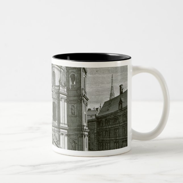 View of the Peterskirche Two-Tone Coffee Mug (Right)