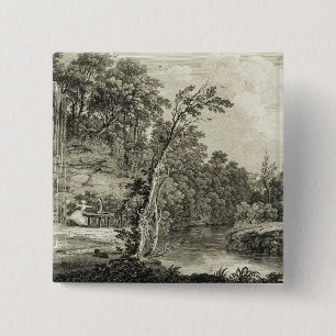 View of the Petrifying Spring commonly called the 2 Inch Square Button