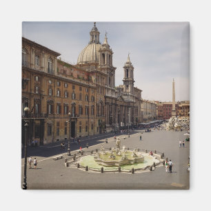 View of the piazza magnet