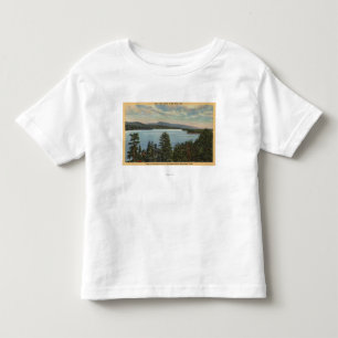 View of the Pine Clad Shores of Lake Toddler T-shirt