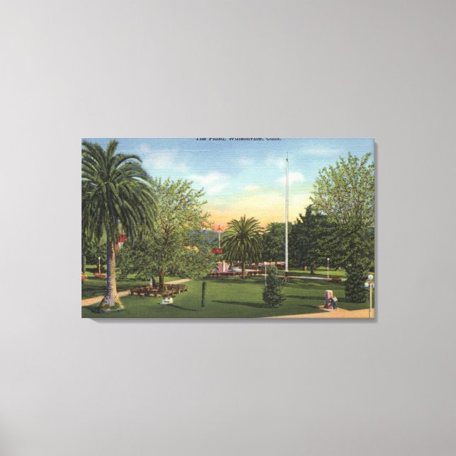 View of the Plaza Canvas Print (Front)