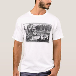 View of the pond of the Court at Fontainebleau T-Shirt