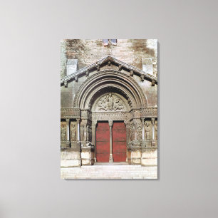 View of the portal canvas print