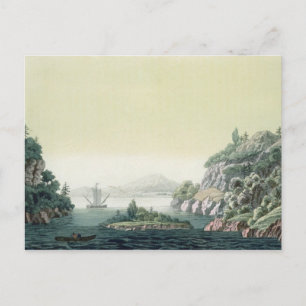 View of the Potomac river near Mount Vernon (colou Postcard