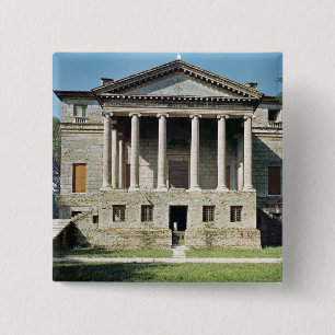 View of the principal facade, built in 1559-60 2 inch square button
