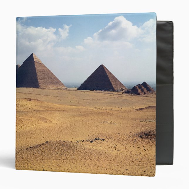 View of the Pyramids of Cheops Binder (Front/Inside)