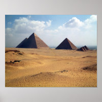 View of the Pyramids of Cheops