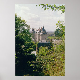 View of the restored chateau from the north poster