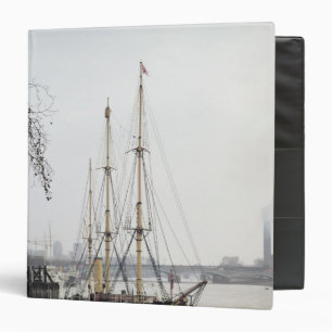 View of the River Thames with RRS Discovery Binder
