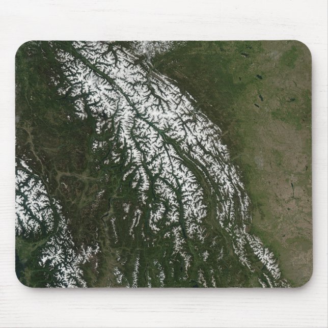 View of the Rocky Mountains Mouse Pad (Front)