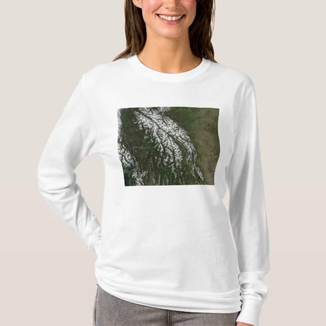 View of the Rocky Mountains T-Shirt (Front)