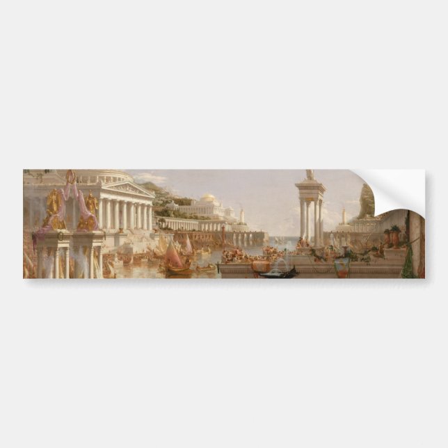 View of the Roman Empire (Consummation of Empire) Bumper Sticker (Front)