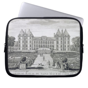 View of the Royal Chateau of Saint Maur from the g Laptop Sleeve