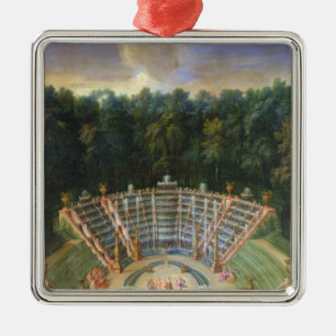 View of the Salle de Bal Metal Ornament