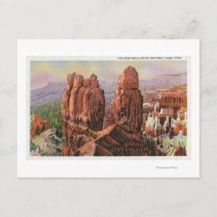 View of the Sentinels Postcard